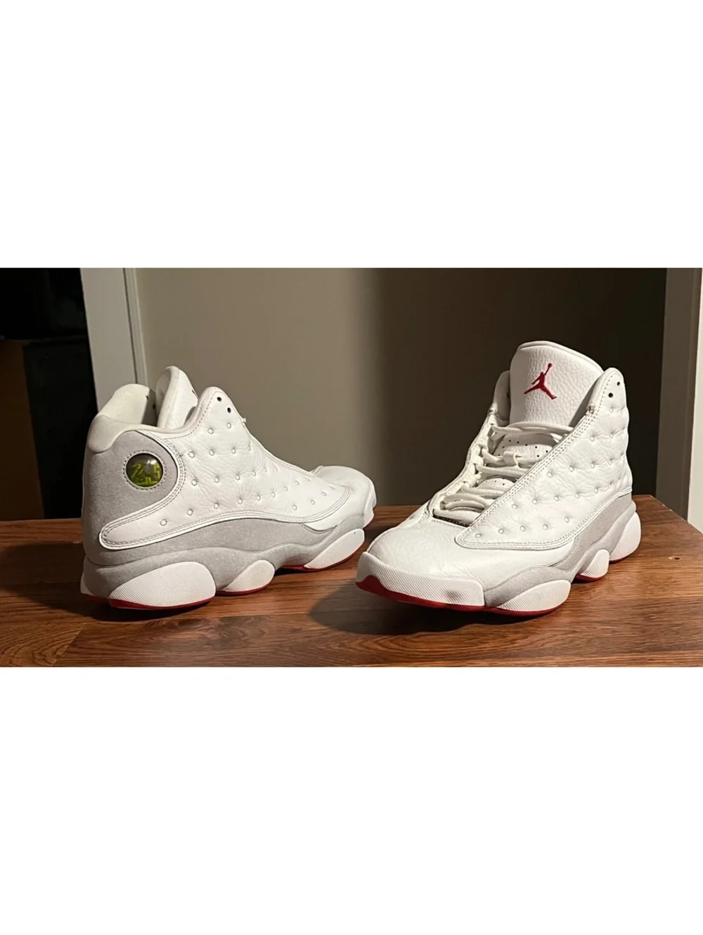 Jordan 13 Retro Wolf Grey Sneakers Size 9.5